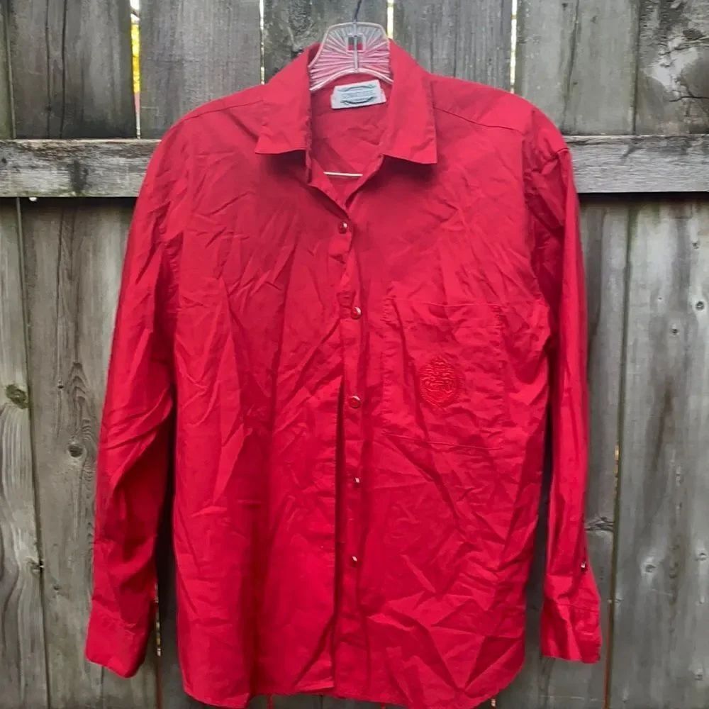 Separate Issue Red Button Up Shirt sz. 12